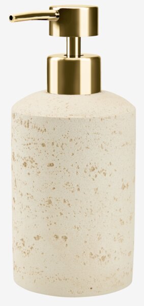 Soap dispenser TORUP beige stone