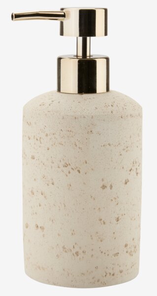 Soap dispenser TORUP beige stone