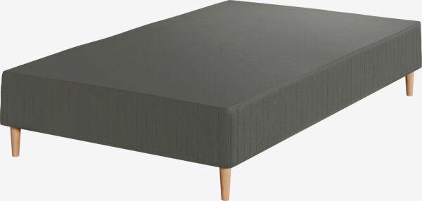 Resårbotten 120x200cm FJELNA svart-06 fast