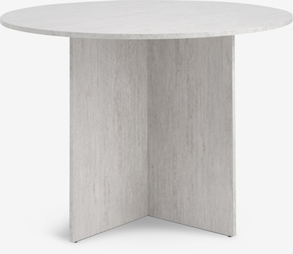 Tavolo KRONDAL Ø110 cm color travertino