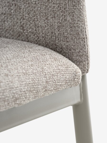 Dining chair BRANDE beige fabric