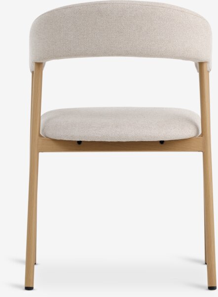Matstol EJSING beige tyg/ekfärgad