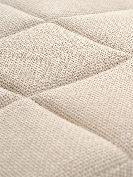 KRONDAL Ø110 bord marmor-look + 4 HAMMEL stol beige