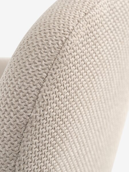 SANDBY L160 Tisch dunkel Eiche + 4 SOTTRUP beige/schwarz