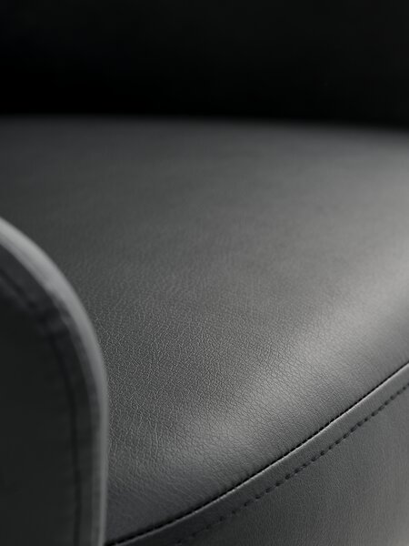 Dining chair ROSTRUP swivel black