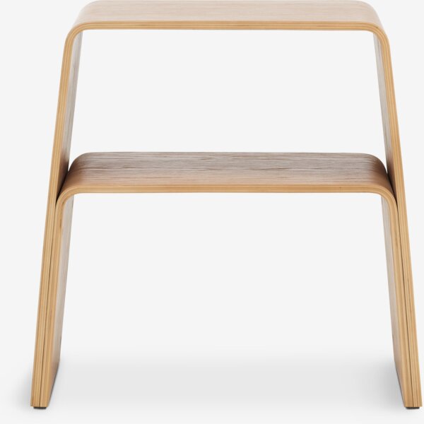 Stool VANDEL stackable natural oak
