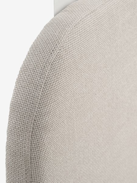 Headboard GREJS 90x48 beige fabric
