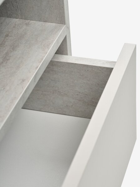 Cassettiera 3 cassetti BILLUND color travertino/beige