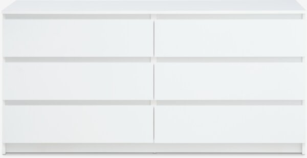 Cassettiera 3+3 cassetti TANGE bianco