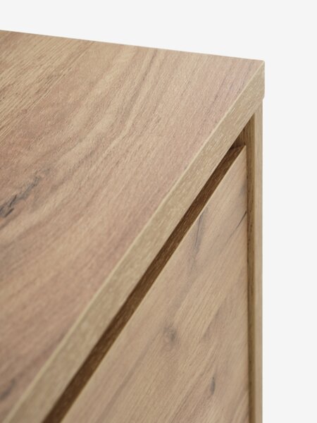Scarpiera LIMFJORDEN 3 scomparti color rovere naturale