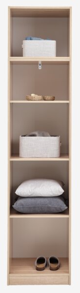 Armoire FANDRUP 50x176 1 porte couleur chêne clair