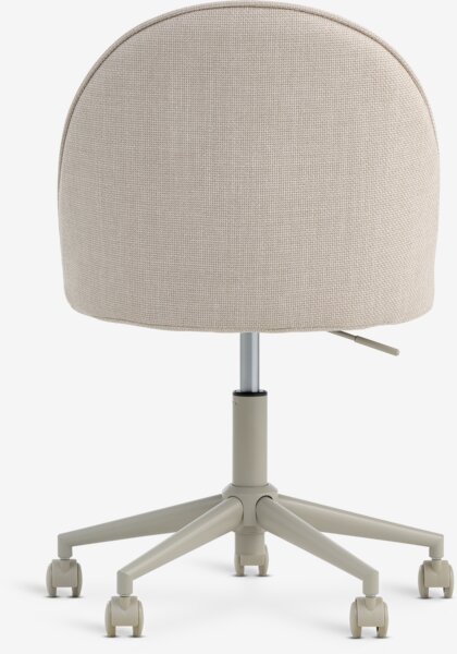 Desk chair KOKKEDAL beige fabric/beige