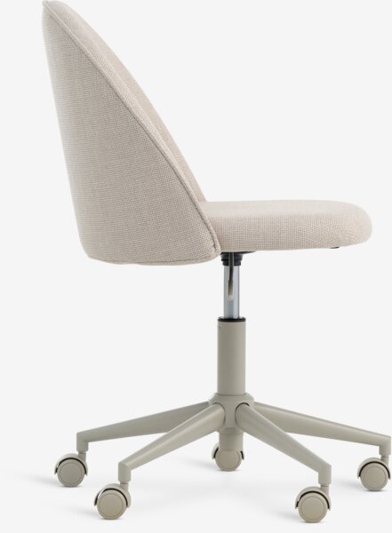 Desk chair KOKKEDAL beige fabric/beige