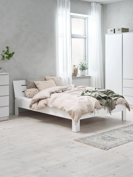 Bettgestell OLSKER 180x200 weiß