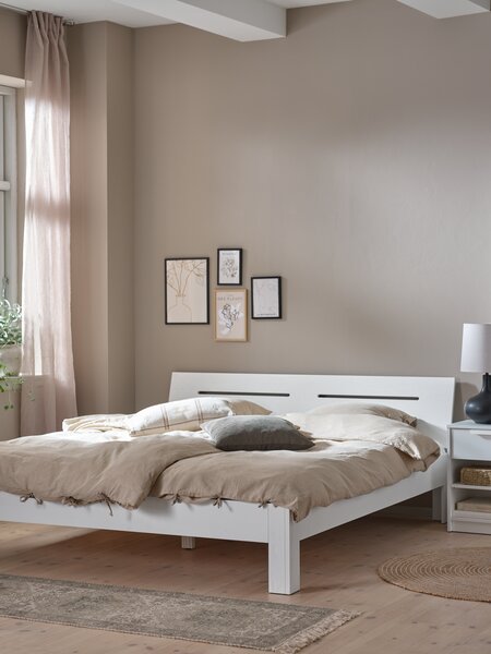 Cadre de lit OLSKER 180x200 blanc