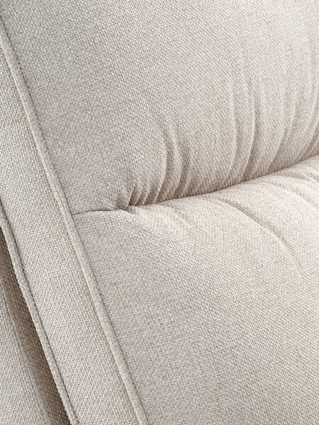 Recliner FERRITSLEV beige fabric