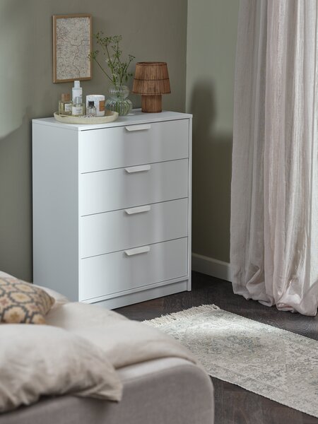 4 drawer chest JENSLEV white
