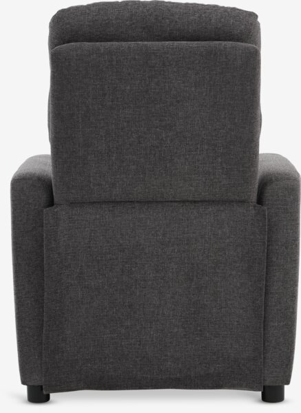 Recliner VEJLBY dark grey fabric