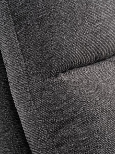 Recliner VEJLBY dark grey fabric
