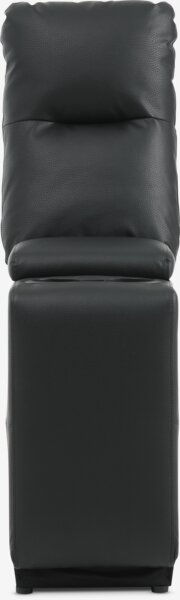 Console ABILDSKOV centre w/storage black faux leather