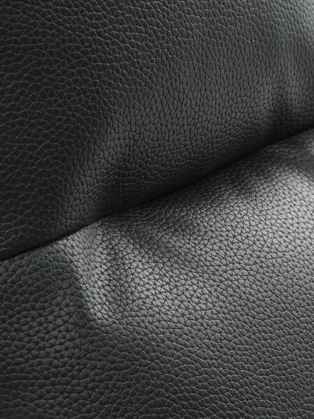 Console ABILDSKOV centre w/storage black faux leather
