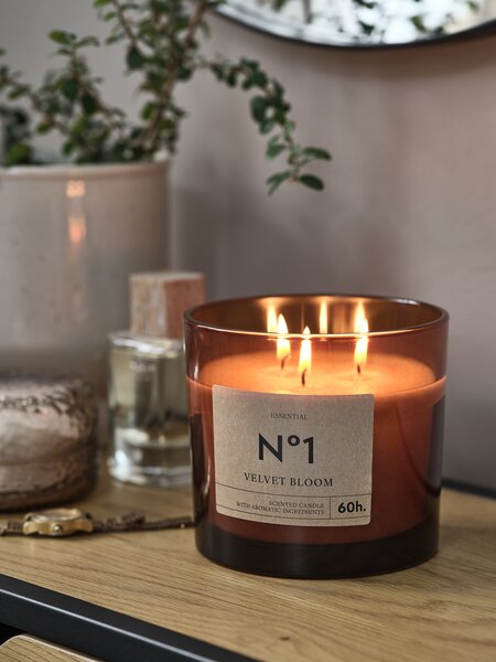 Bougie parfumée BASTIAN Ø13xH12cm brun