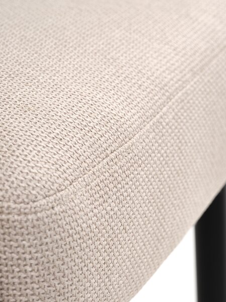 SANDBY L160 Tisch dunkel Eiche + 4 SOTTRUP beige/schwarz
