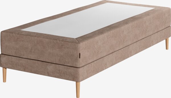 Elevationsseng 90x200cm KUPELVA brun-92 Medium