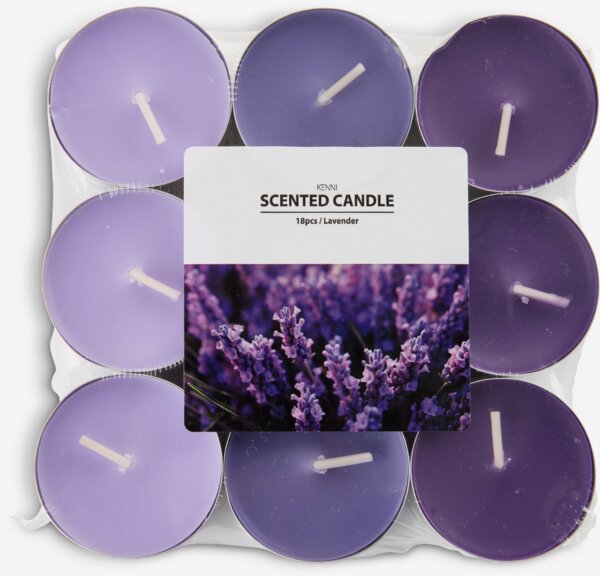 Bougies chauffe-plat KENNI lavande 18 pcs/pqt