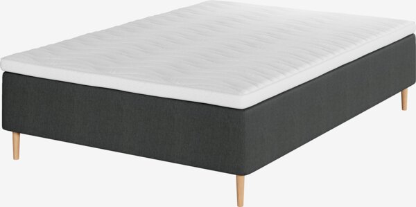 Boxmadras 140x200cm HORSLA + TOSEN grå-40 Fast