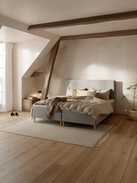 Runkopatja 160x200cm MJELLA harmaa-23 + EKSO kova