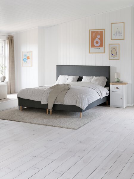 Sengegavl 150x115 ETNA H10 grå-40 DREAMZONE
