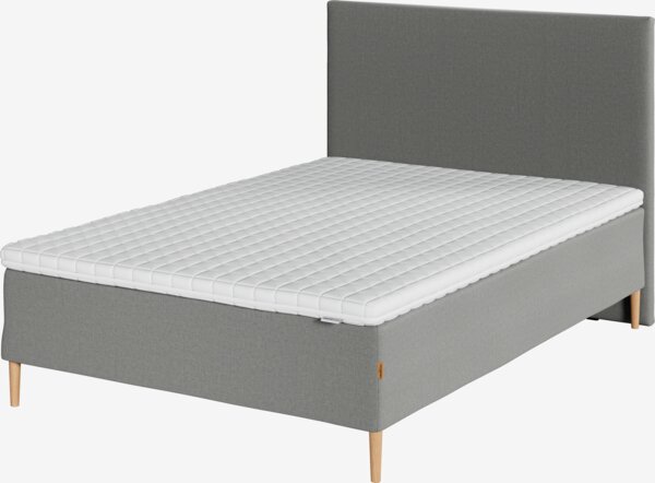 Resårbotten 140x200cm MJELLA + KOLA grå-23 fast