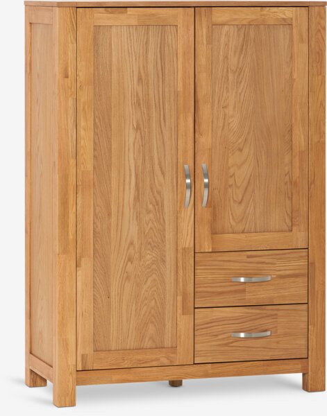 Commode HAGE 2 tiroirs 2 portes chêne