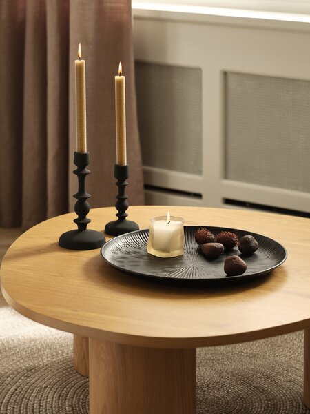 Candelabro CASPAR Ø10xA21cm negro