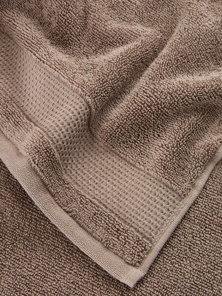 Badetuch NORA 70x140cm sand dunkel