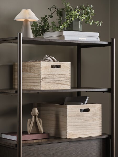 Storage box THORMOD W40xL30xH22cm natural