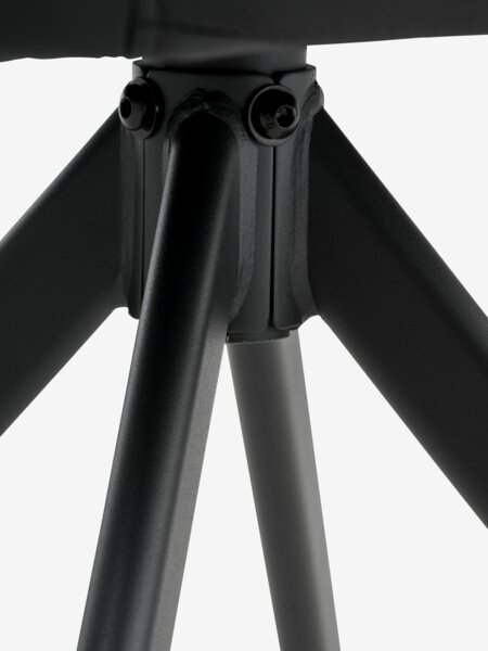 Dining chair ROSTRUP swivel black