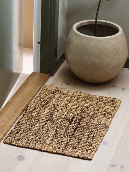 Dørmåtte BREGNE 40x60x1 natur/sort