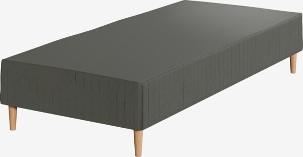 Boxmadras 90x200cm FJELNA sort-06 Fast