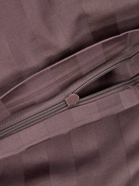 Sateen duvet cover set NELL King dusty grape