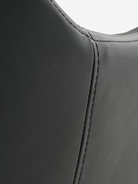 Dining chair ROSTRUP swivel black