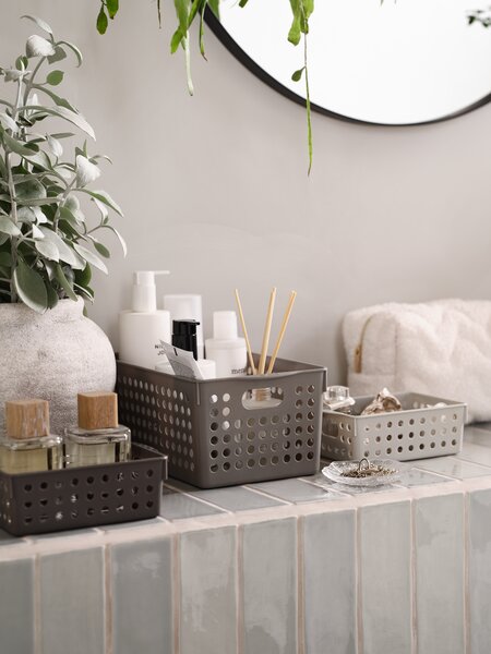 Aufbewahrungsbox JONSTORP 3 Stk.Kunststoff sand