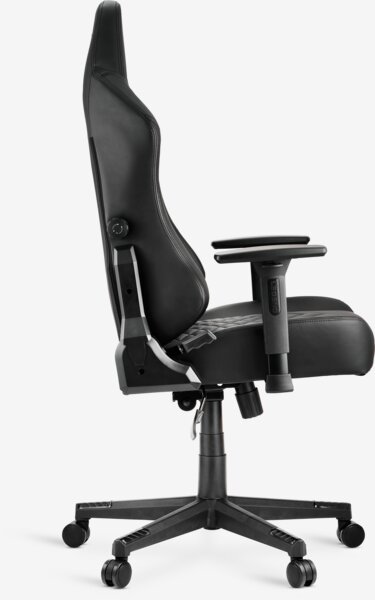 Chaise gaming ABILDAA simili cuir noir