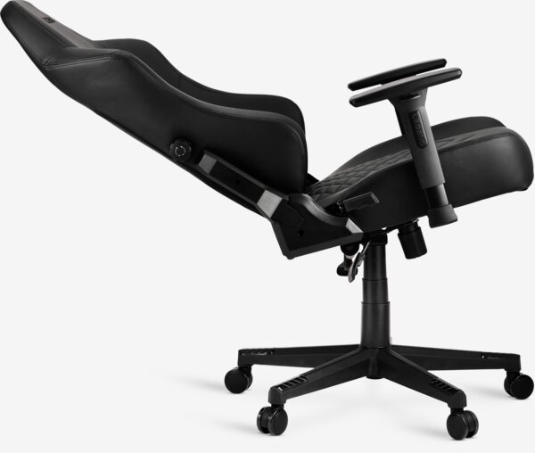 Chaise gaming ABILDAA simili cuir noir