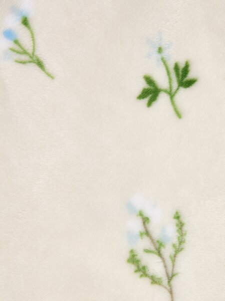 Fleece-plaid ENGSOLEI 130x170 hvid