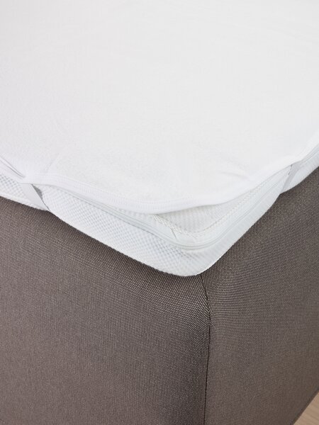 Sovramaterasso piatto Molton MAI 90x200 cm bianco