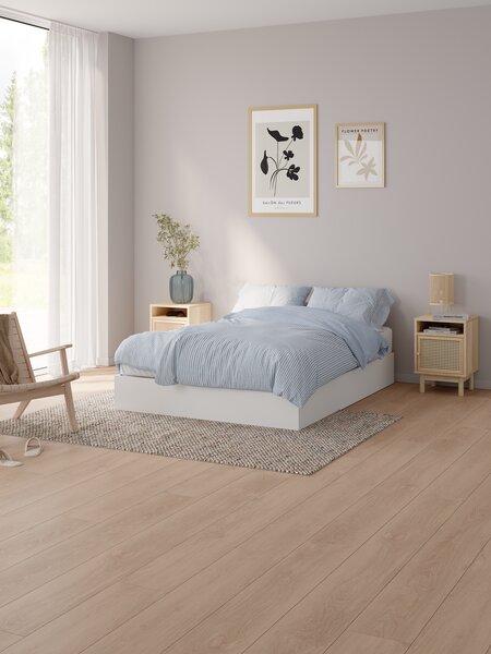 Matelas en mousse 140x190cm WELLPUR KVITA GF85 blanc
