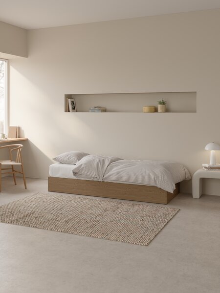 Canapé SEDEN 90x190 apertura lateral color roble natural