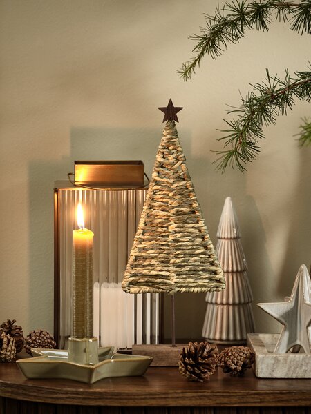 Decoration tree NUUMIT W12xL5xH31cm green